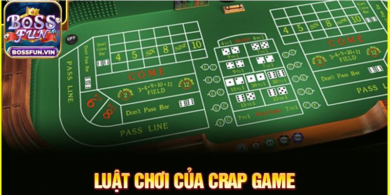 Luật chơi cơ bản của Craps sau khi hiểu Craps là gì