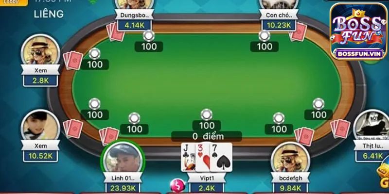 Các mẹo trong cách đánh bài Liêng BossFun hiệu quả