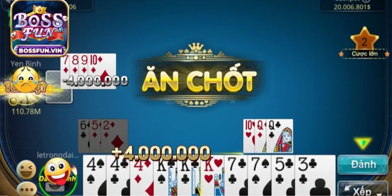 Chiến lược cược game Phỏm BossFun bất bại